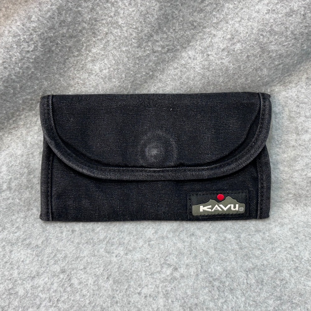 Kavu Canvas Tri-Fold Wallet With ID Window